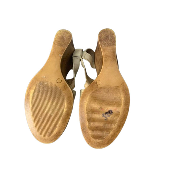 Barbara Barbieri Womens Beige Wedge Sandals Size 10M - Picture 8 of 8